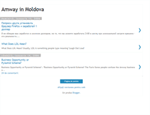 Tablet Screenshot of amway-moldova.blogspot.com