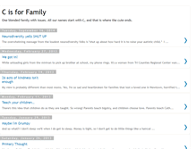 Tablet Screenshot of cisforfamily.blogspot.com