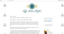 Desktop Screenshot of lifesilvastyle.blogspot.com