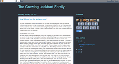 Desktop Screenshot of growinglockhartfamily.blogspot.com