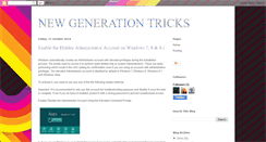 Desktop Screenshot of nicetrick.blogspot.com