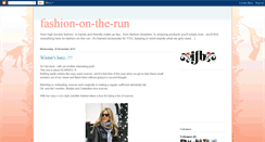 Desktop Screenshot of fashion-on-the-run.blogspot.com