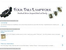 Tablet Screenshot of fourtailslampwork.blogspot.com