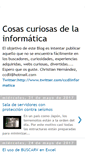 Mobile Screenshot of cosascuriosasdelainformatica.blogspot.com