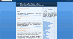 Desktop Screenshot of mentiraselorotas.blogspot.com