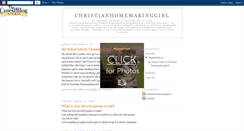 Desktop Screenshot of christianhomemakinggirl.blogspot.com