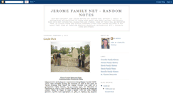 Desktop Screenshot of jeromefamilynet.blogspot.com