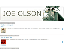 Tablet Screenshot of joeolson.blogspot.com