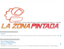 Tablet Screenshot of lazonapintada.blogspot.com