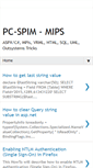 Mobile Screenshot of pcspim-mips.blogspot.com
