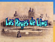 Tablet Screenshot of losreyesdelima.blogspot.com