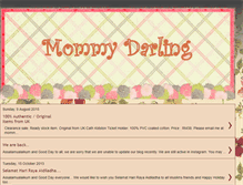 Tablet Screenshot of mommy-darling.blogspot.com