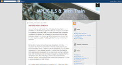 Desktop Screenshot of mplictechtrain.blogspot.com