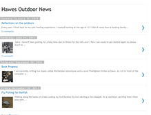 Tablet Screenshot of hawesoutdoors.blogspot.com