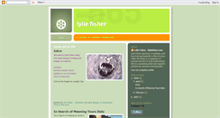 Desktop Screenshot of lyliefisher.blogspot.com