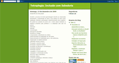 Desktop Screenshot of inclusaocomsabedoria.blogspot.com