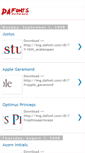 Mobile Screenshot of dafonts.blogspot.com