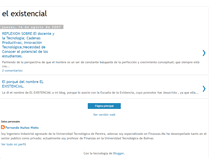Tablet Screenshot of elexistencial.blogspot.com