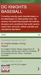 Mobile Screenshot of dcknightsbaseball.blogspot.com