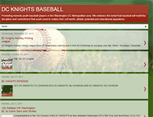 Tablet Screenshot of dcknightsbaseball.blogspot.com