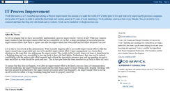 Desktop Screenshot of itprocessimprovement.blogspot.com