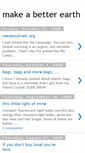 Mobile Screenshot of makeabetterearth.blogspot.com