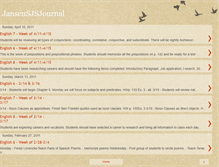 Tablet Screenshot of jansensjsjournal.blogspot.com