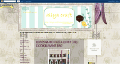Desktop Screenshot of aliya-craft-zone.blogspot.com