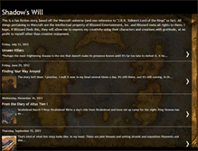 Tablet Screenshot of mywarcraftstory.blogspot.com