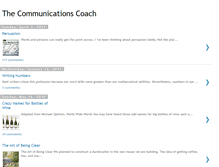 Tablet Screenshot of communicationscoach.blogspot.com