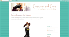 Desktop Screenshot of cosplayprogressandstuff.blogspot.com