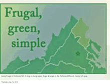 Tablet Screenshot of frugalrva.blogspot.com