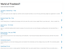 Tablet Screenshot of freebies-world.blogspot.com