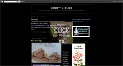 Desktop Screenshot of mindysblob.blogspot.com