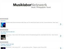 Tablet Screenshot of musiklabor-netzwerk.blogspot.com