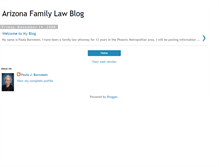 Tablet Screenshot of familylawyerazblog.blogspot.com