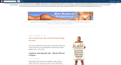 Desktop Screenshot of hairremoval-hq.blogspot.com