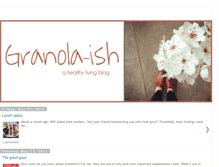 Tablet Screenshot of granola-ish.blogspot.com