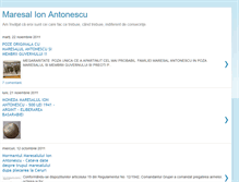Tablet Screenshot of maresalionantonescu.blogspot.com