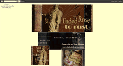 Desktop Screenshot of fadedrosetorust.blogspot.com