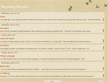 Tablet Screenshot of mbsmorningbreaks.blogspot.com