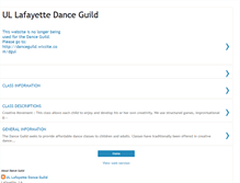 Tablet Screenshot of danceguild.blogspot.com