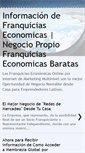 Mobile Screenshot of franquiciaseconomicas.blogspot.com