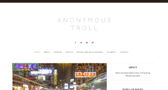 Desktop Screenshot of anon-troll.blogspot.com