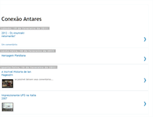 Tablet Screenshot of conexao-antares.blogspot.com