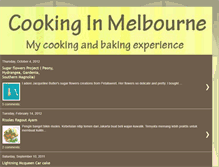 Tablet Screenshot of cookinginmelb.blogspot.com