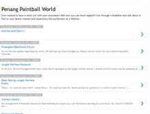 Tablet Screenshot of pinangpaintballworld.blogspot.com