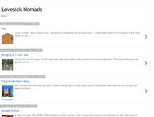 Tablet Screenshot of lovesicknomads.blogspot.com