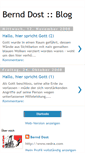 Mobile Screenshot of bernddost.blogspot.com