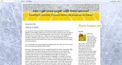 Desktop Screenshot of canigetsomesugarwiththeselemons.blogspot.com